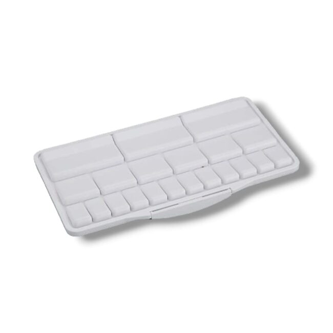 3 image-Khyati Airtight Color Mixing Plate A043, 21 Color compartments (Single Pack)-1540