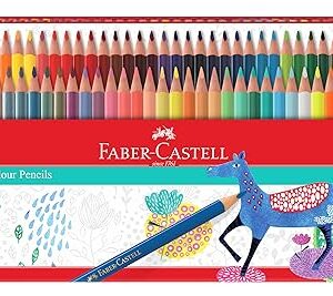 Faber-Castell Triangular Colour Pencils - Pack of 72 (Assorted)