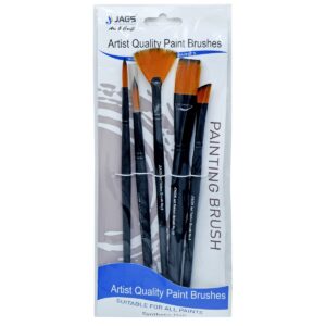 Jags Artist Brushes Synthetic Hair 5pcs Set