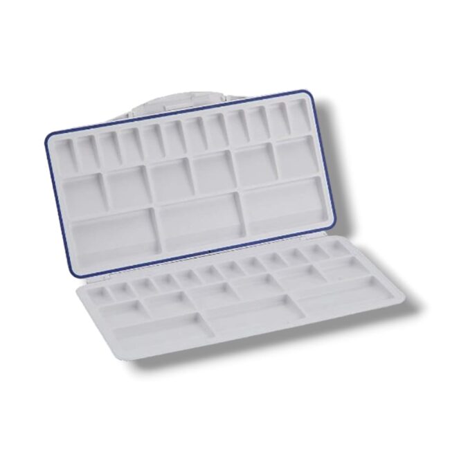 Khyati Airtight Color Mixing Plate A043, 21 Color compartments (Single Pack)-598848-1 image-Khyati Airtight Color Mixing Plate A043, 21 Color compartments (Single Pack)