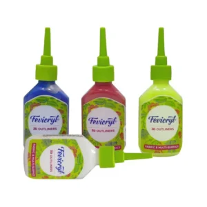 Pidilite Fevicryl 3D Outliners Fabric & Multi-Surface (Loose Colours)