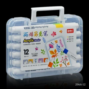 Acrylic Marker 12 Colour