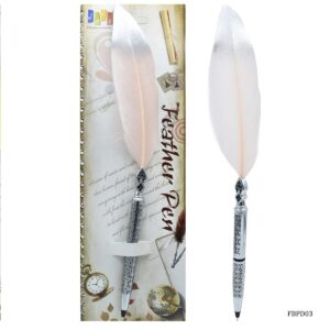 Feather Ball Pen Design Full Steel Chrome FBPD03