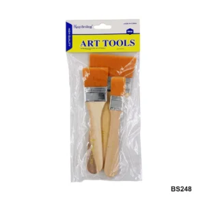 Keepsmiling Vibrant Strokes: 3-Piece Painting Brush Set