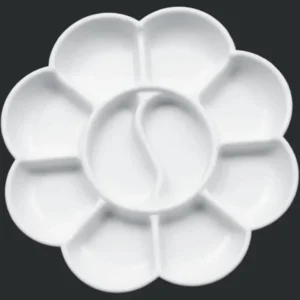 Khyati Colour Mixing Plate Flower Small
