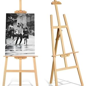 Wooden Easel 5 Feet Pinewood