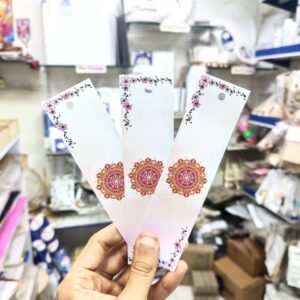 Rakhi Cards Mandala Red Design