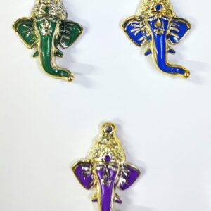Colourful Ganapati Ji Small ( 3 pcs )