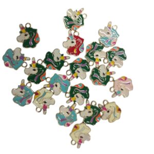 Charms Half Unicorn Colourful Design ( 1 Pcs )