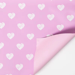 Bouquet Paper Pink With Heart Colour A2 Size (1 pcs )