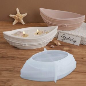 Jags Silicone Mould Boat Candle Pot JSM85