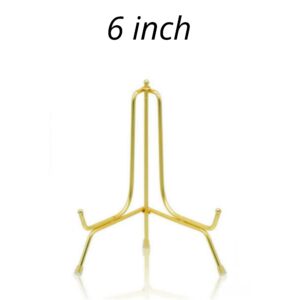 Metal Folding Stand Golden 6 inch