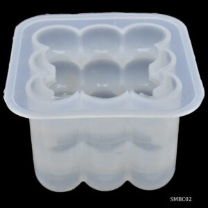 Silicone Mould Bubbel Candle 9 Hole Big
