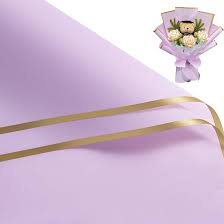 Bouquet Paper Purple Colour A2 Size (1 pcs )