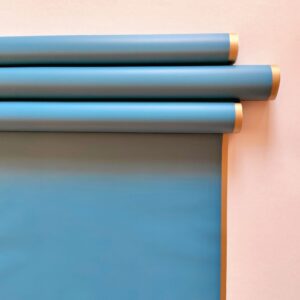 Bouquet Paper - Blue with Golden Border