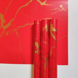 Bouquet Paper - Red- Golden