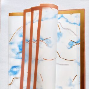 Bouquet Paper - Sky Marble Gold