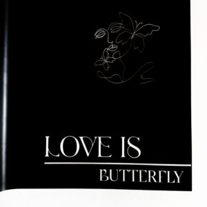 Bouquet Paper - Black (Love Is Butterfly)