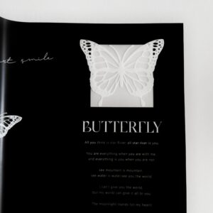 Bouquet Paper - Black Butterfly