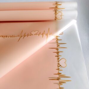 Bouquet Paper – Lite Pink With Heart Border