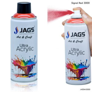 Jags Spray Ultra Acrylic 400ml Signal Red 3000 J400M3000
