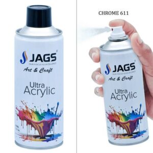Jags Spray Ultra Acrylic 400ml Chrome 611 J400M611