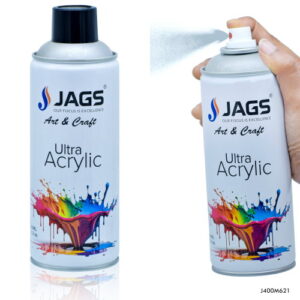 Jags Spray Ultra Acrylic 400ml Metalic Silver 621 J400M621