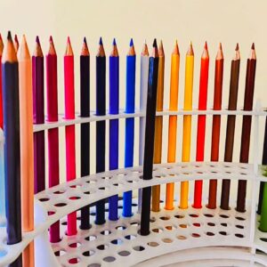 Pencil Stand Milky White Acrylic