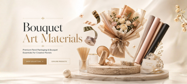 Bouquet Material banner - Artyflakes