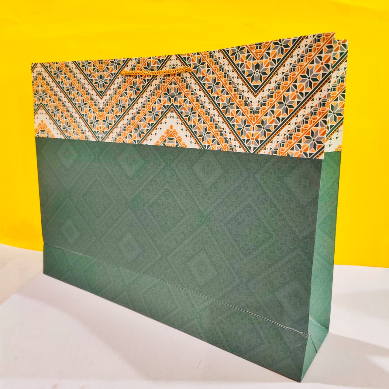 Green Traditional Pattern Bag