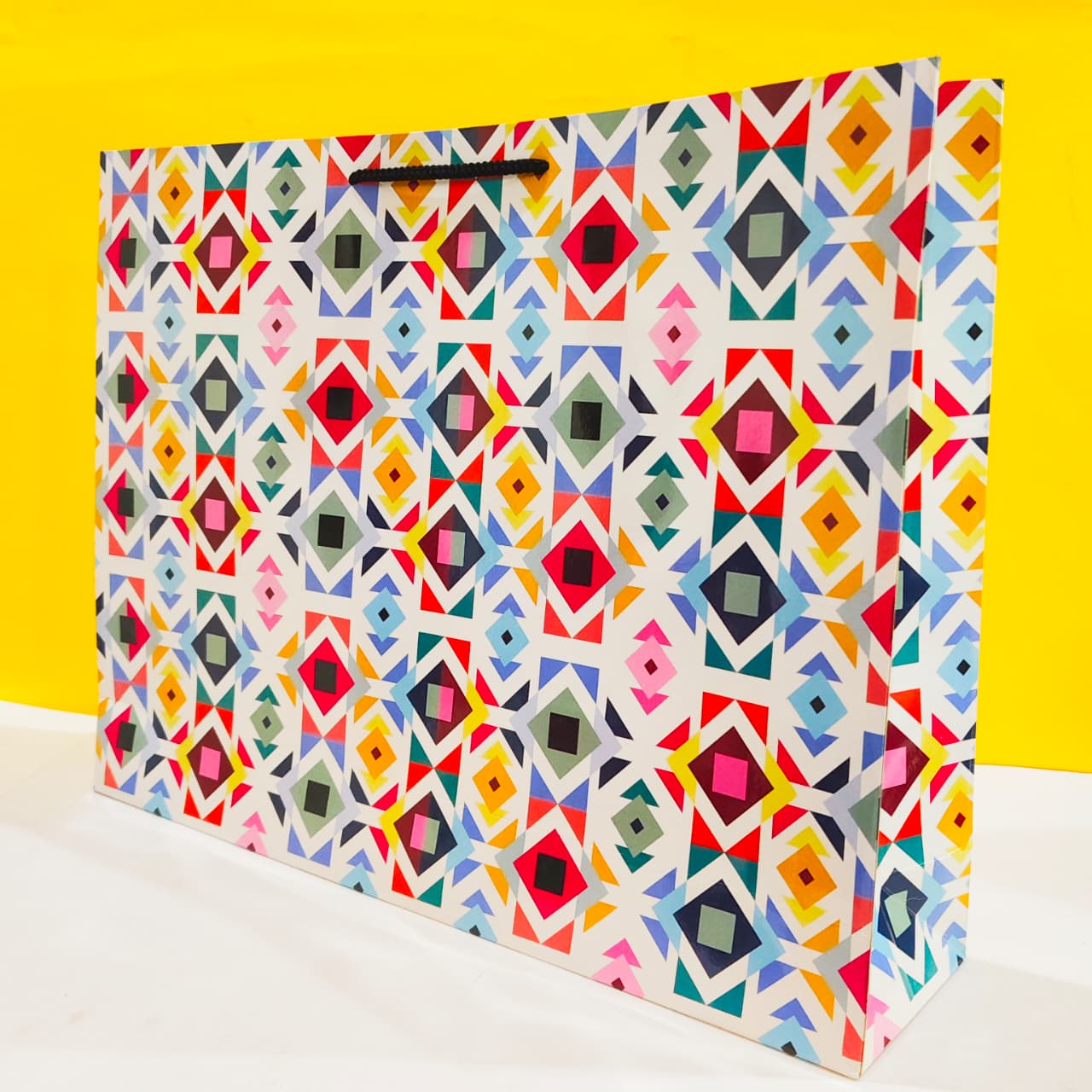 Multi-Color Floral Pattern Bag